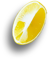 lemon wedge